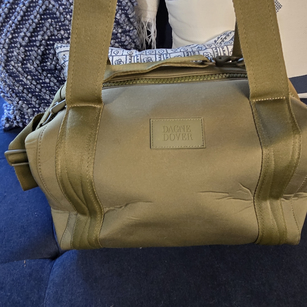 Dagne Dover Olive Green Duffel